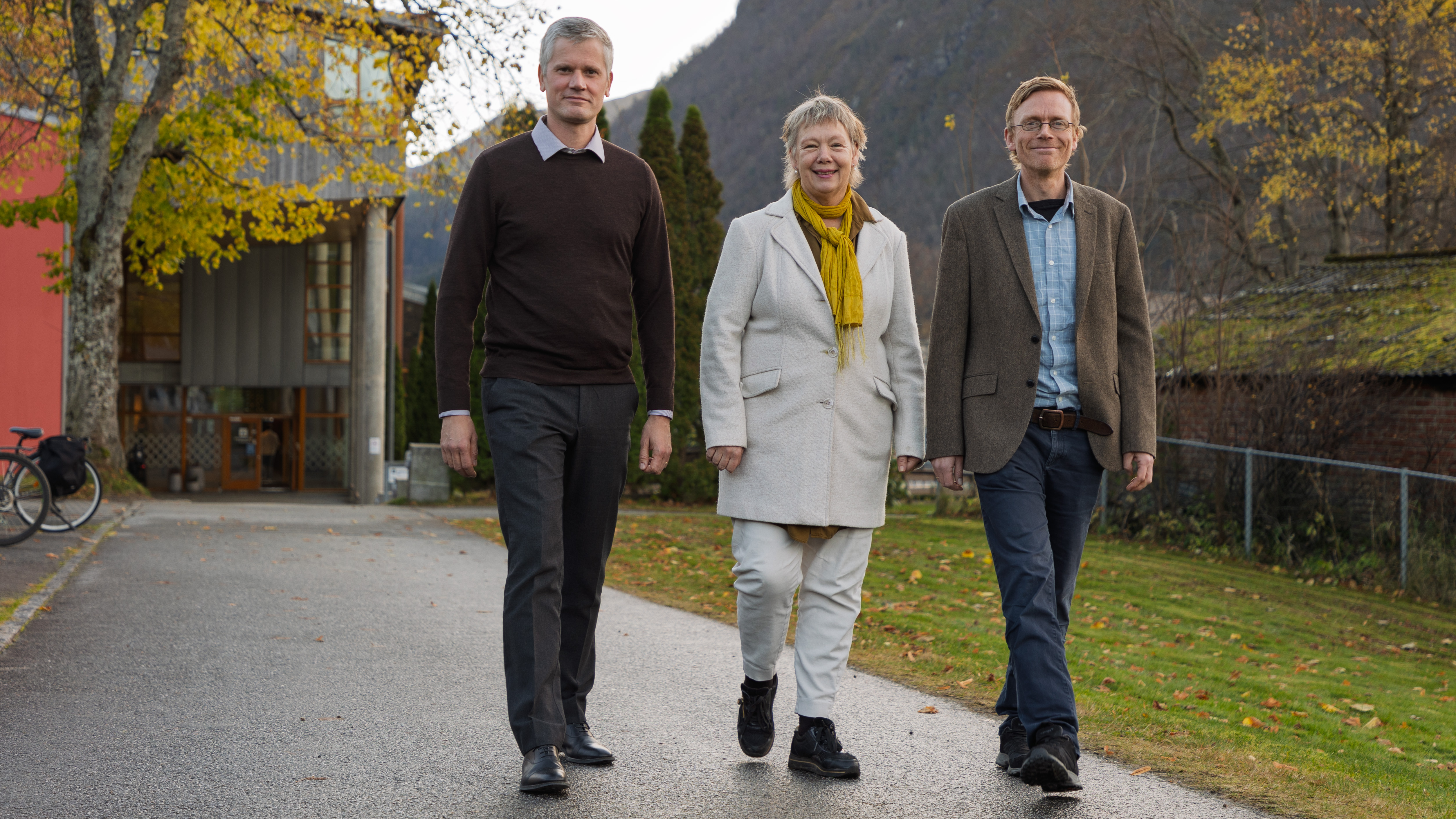 Mathias Nygaard, Marit Ulvund og Jonas Gamborg Lillebø.