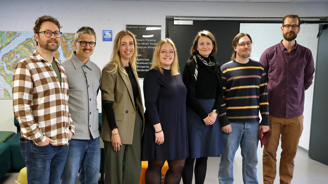 Dei sju ph.d.-kandidatane i HVOs nye doktorgradsprogram, våren 2025.
