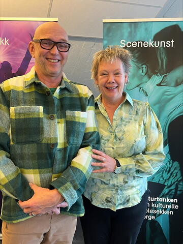 Karstein Solli og Marit Ulvund ved Seanse.