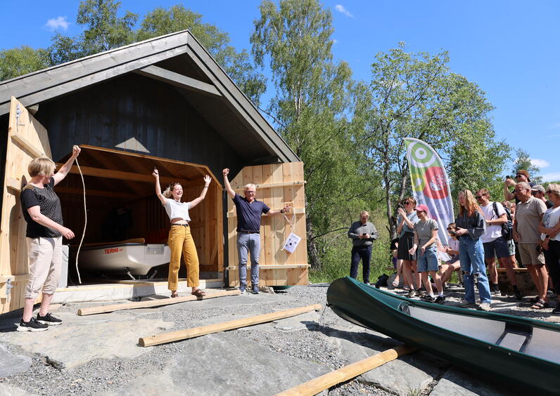 Opening om the student boathouse